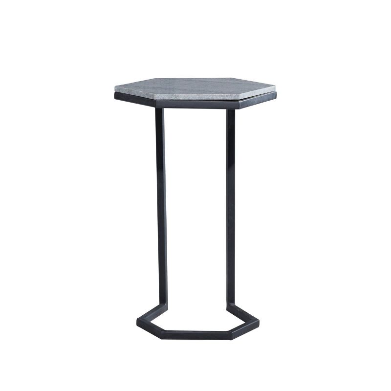 Metal Contemporary Accent Table Black - Olivia & May
