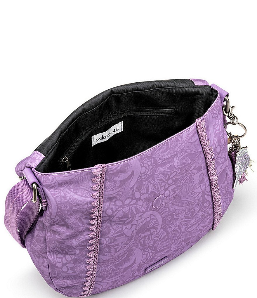 Sakroots Artist Circle Foldover Crossbody Bag