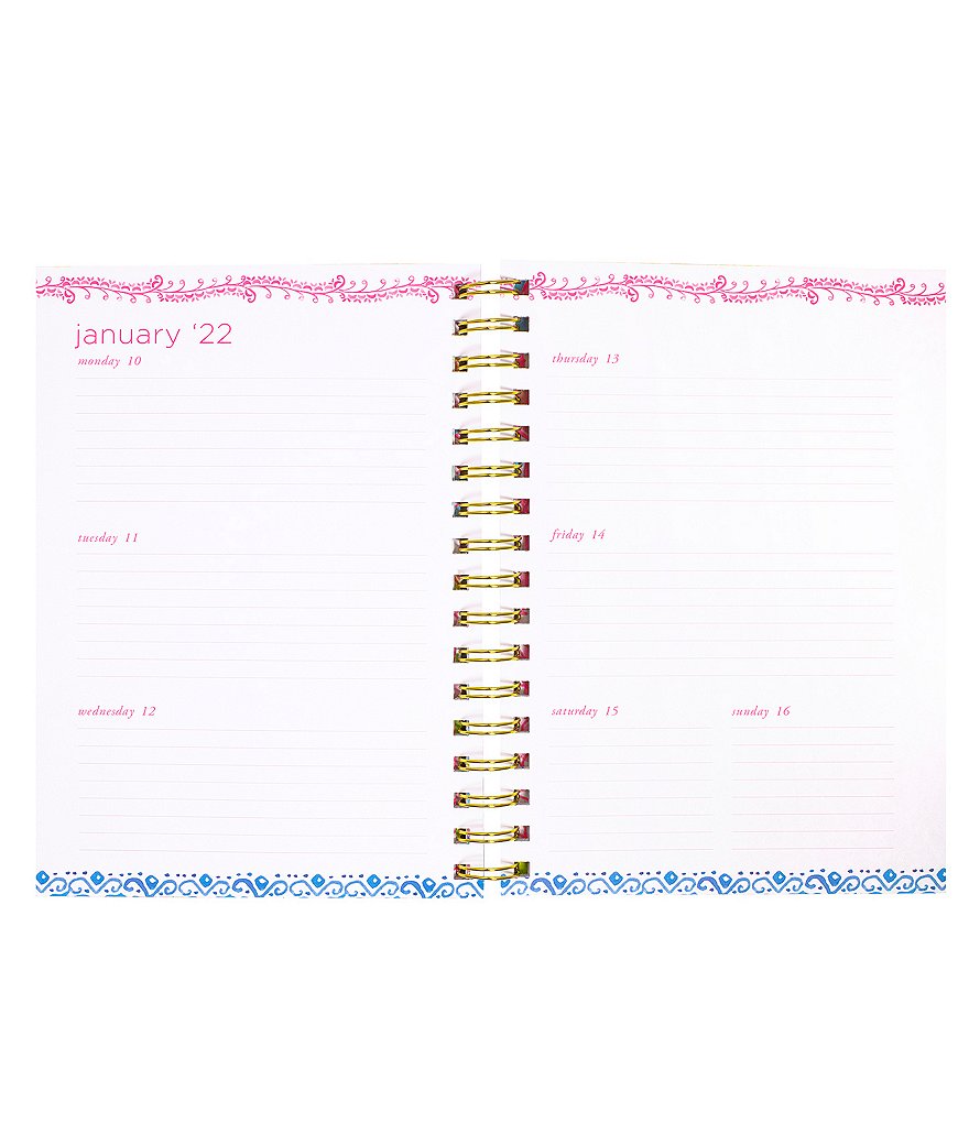 Lilly Pulitzer Cabana Cocktail Agenda Folio