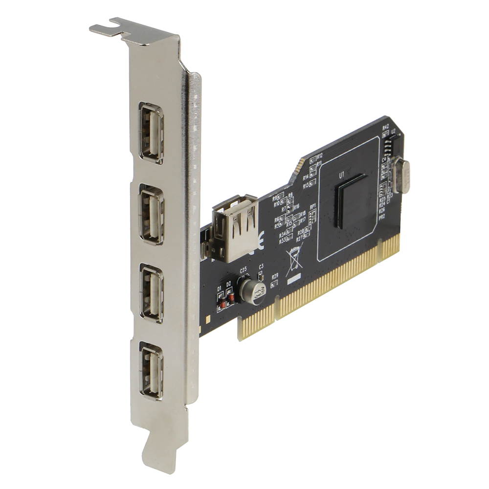 SEDNA - PCI USB 2.0 4+1 shared port controller card ( NEC chip set )
