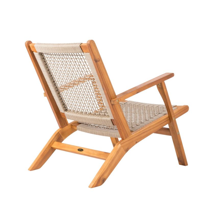 Vega Natural Stain Outdoor Patio Chair - Balkene Home