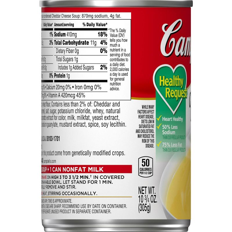 Campbell's Condensed Healthy Request Cheddar Cheese Soup 10.75oz