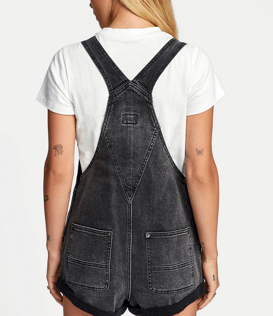 RVCA Marley Sleeveless Denim Shortall