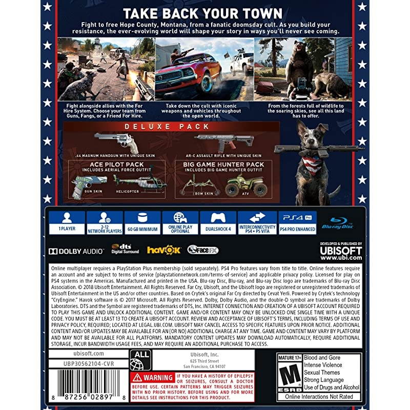 Cry 5 PlayStation 4 Deluxe Edition