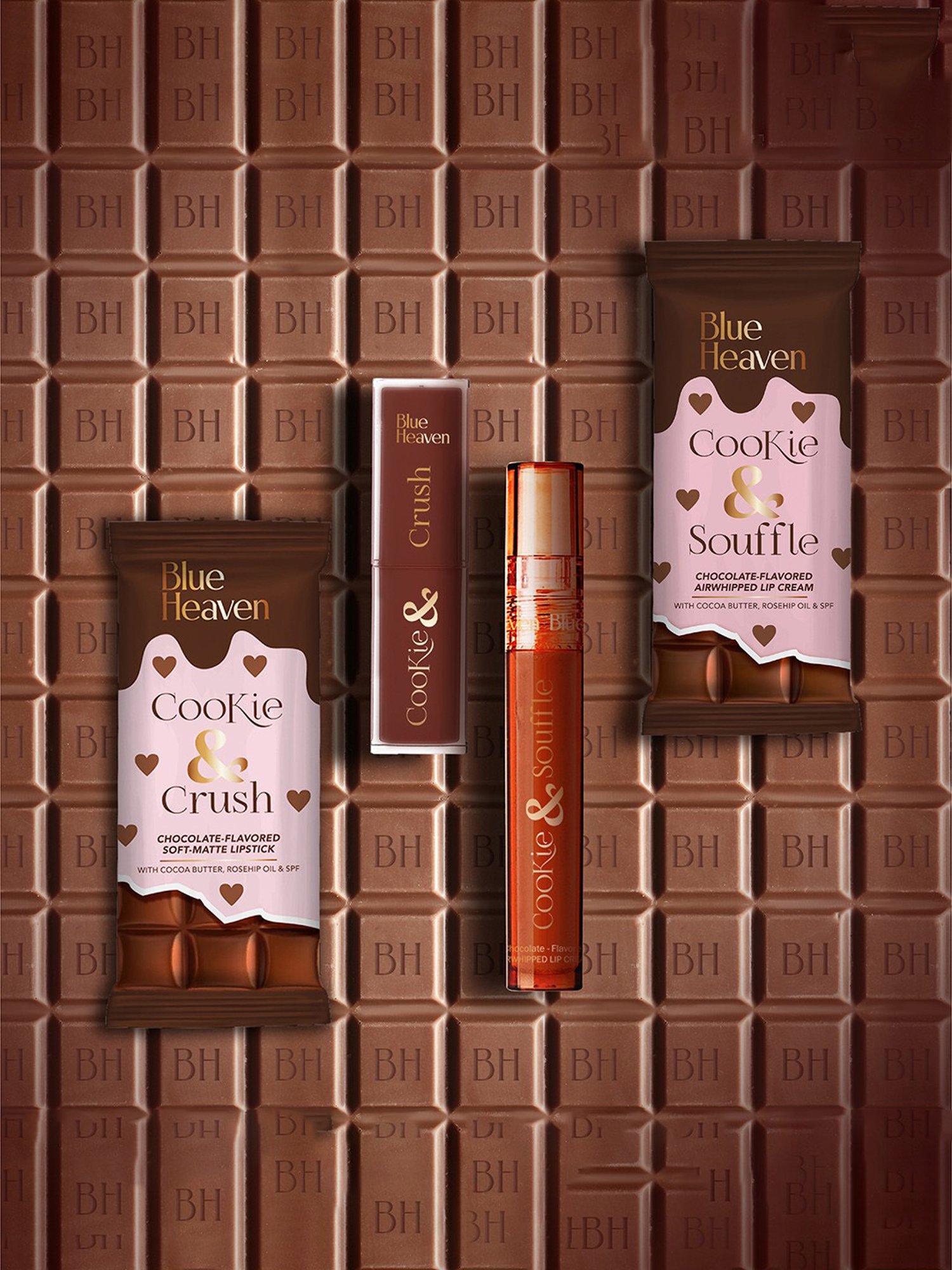 Blue Heaven Cookie & Souffle Chocolate - Flavored Airwhipped Lip Cream Chocolate Martini - 3.2 ml