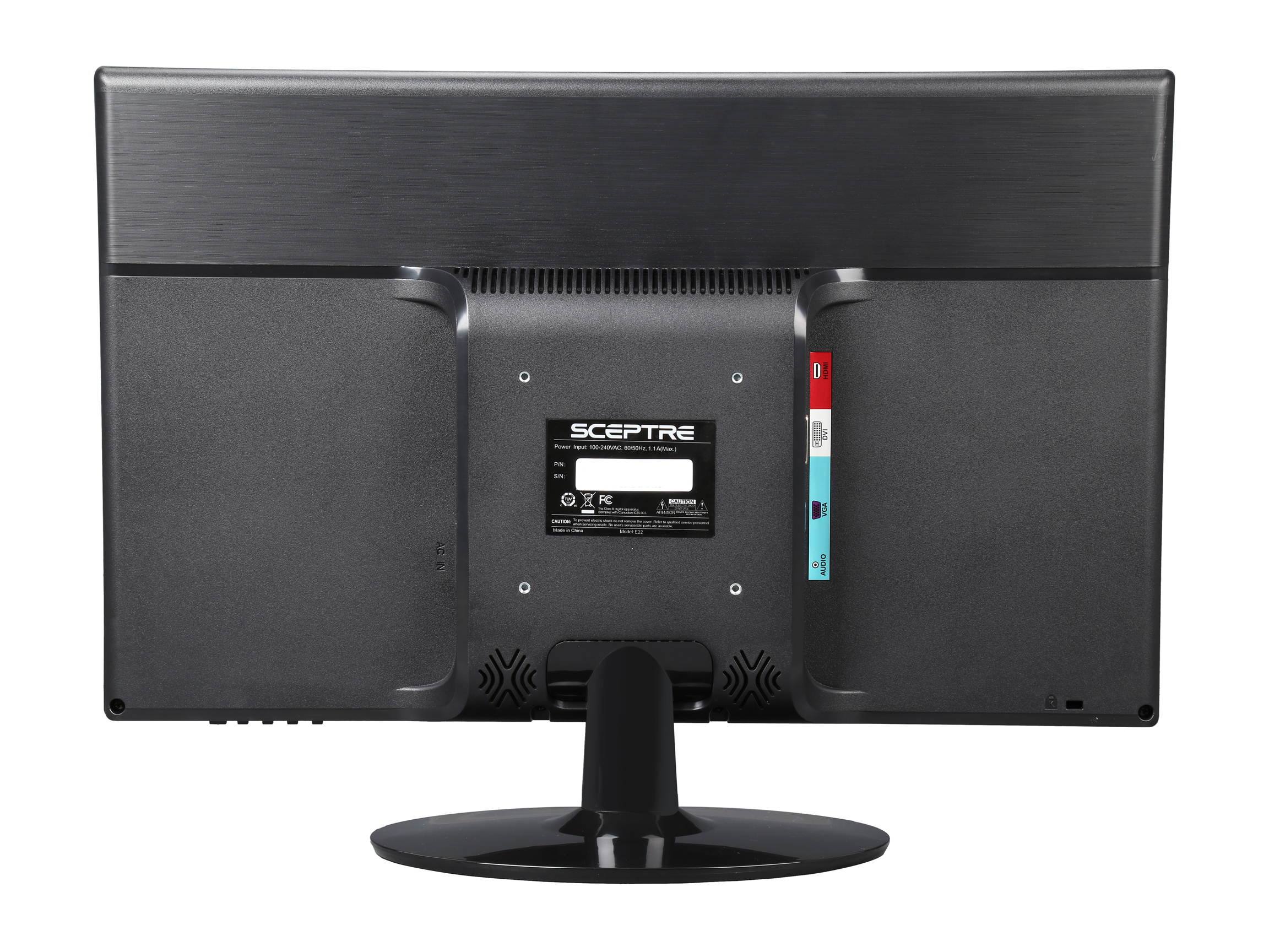 Sceptre E205W-1600 20" 1600 x 900 HD+ Resolution 75Hz 5ms 2xHDMI VGA Built-in Speakers Ultra Thin LED Backlit LCD Monitor