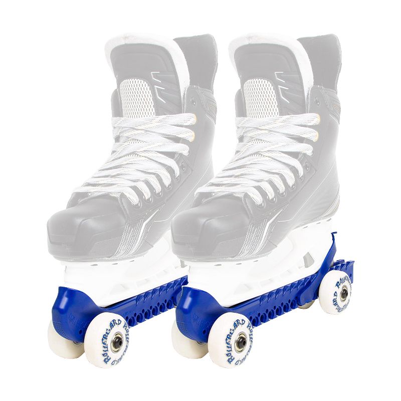 Rollerblade Bladerunner Micro Ice Skates, Small, and Skate Guard Rollers (Pair)