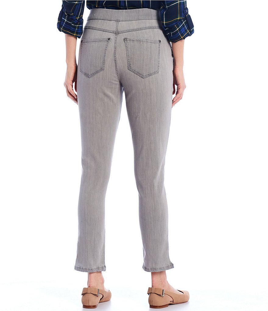 Intro Petite Size Rose Tummy Control Pull-On Ankle Pants