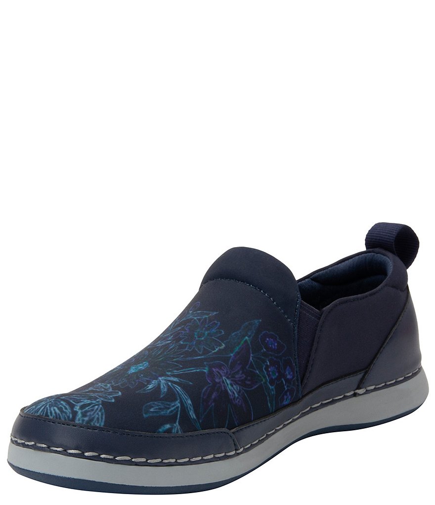 Alegria Alchemie Bouquet Floral Print Dream Fit Slip-Ons