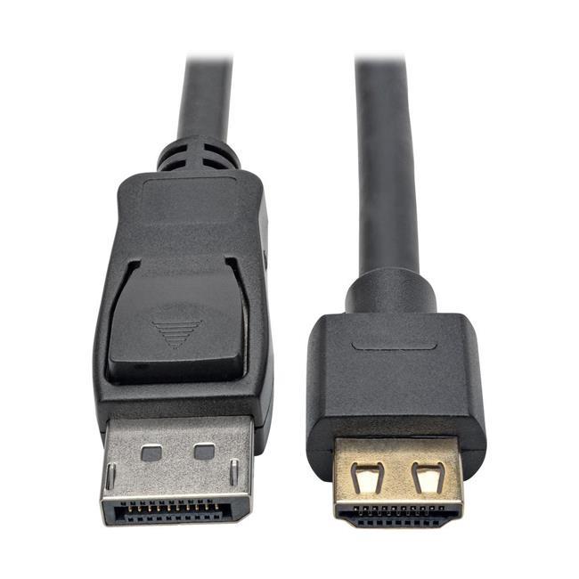 Tripp Lite P582-003-HD-V2A DisplayPort 1.2a to HDMI Adapter Cable, Active with Gripping HDMI Plug M & M DP 4K, 3 ft.