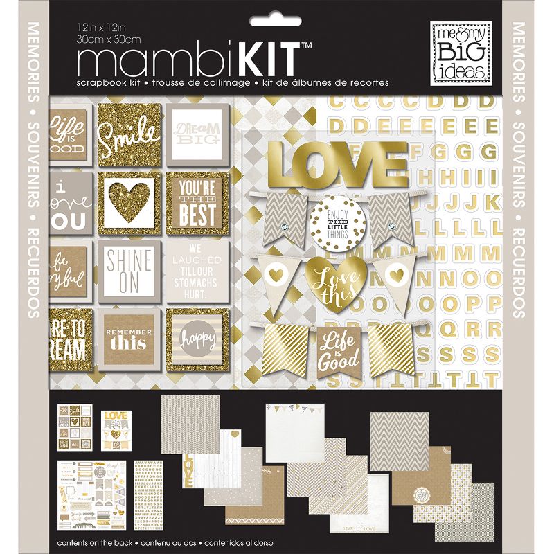 Me & My Big Ideas Page Kit 12"X12"-Memories