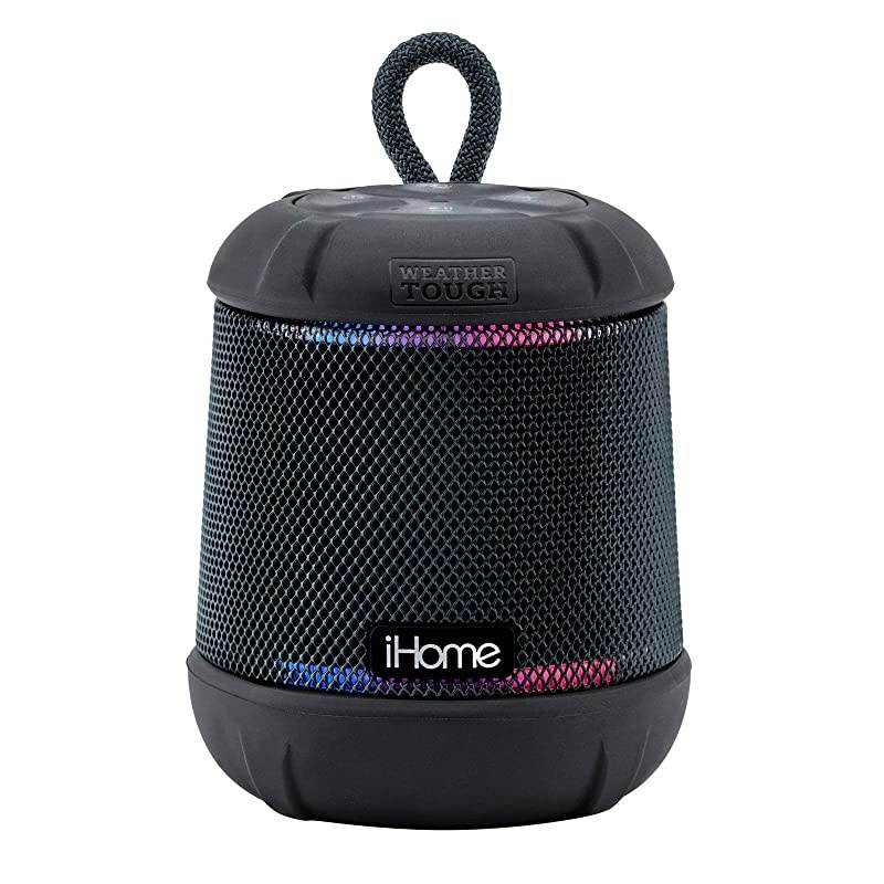 iBT155 Bluetooth Speaker Weather Tough Color Changing Waterproof Portable Wireless Speaker with Builtin Passive Subwoofer