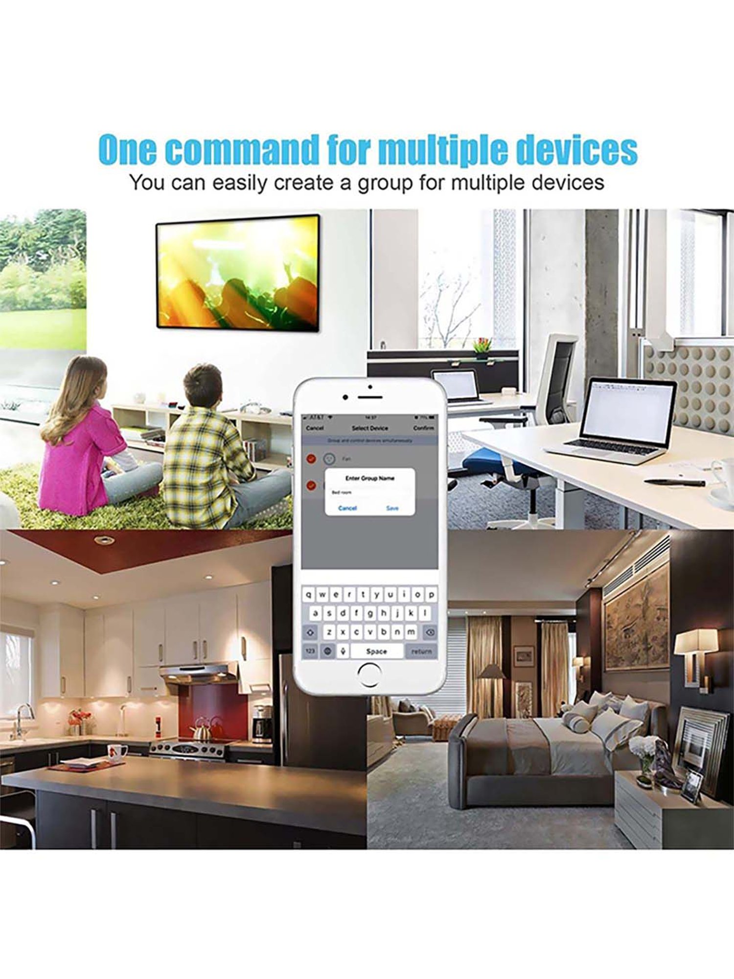 HomeMate WiFi Smart Plug 16A Socket (White)