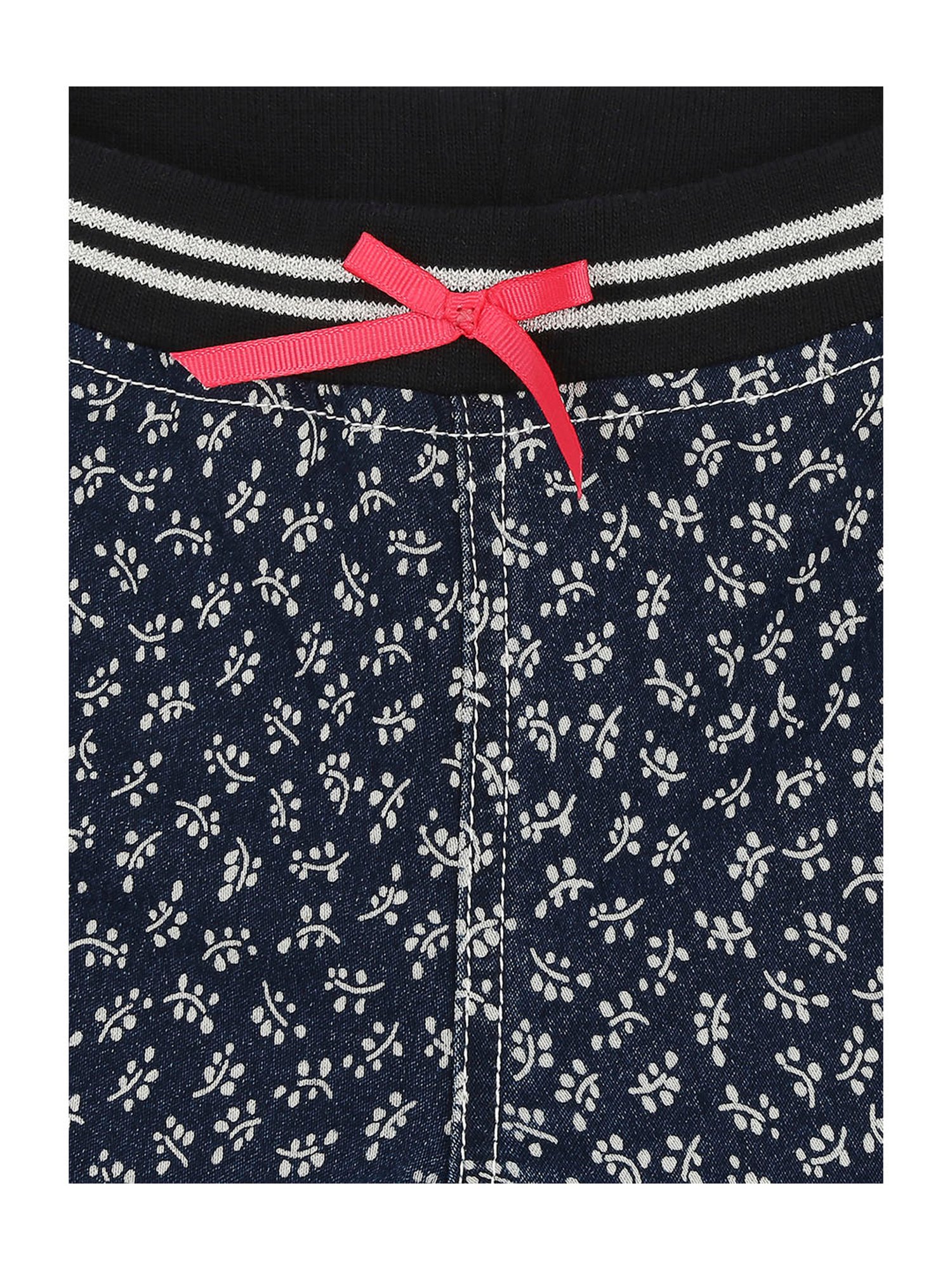 High Star Kids Blue Printed Shorts