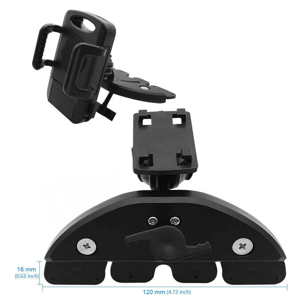 360&deg; Car CD Slot Dash Mount Holder Dock for Cell Phone Smart Phone iPhone Samsung GPS Universal