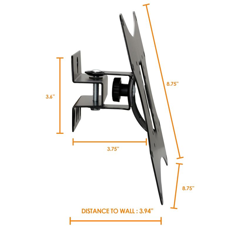 Black Adjustable Tilt/Tilting Wall Mount Bracket for Panasonic Viera TC-P50ST30/TCP50ST30 50" inch Plasma HDTV TV/Television