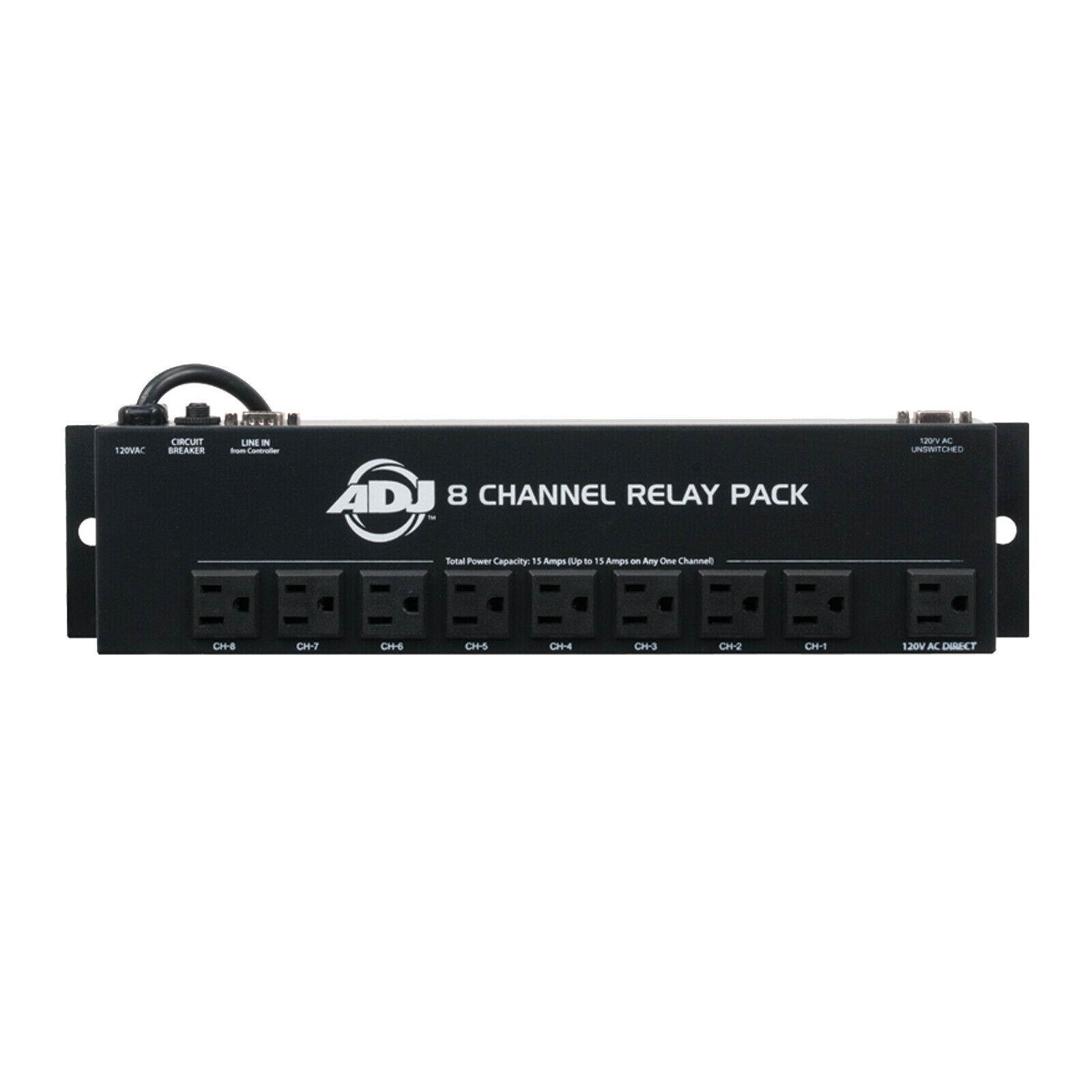 American DJ SC-8 II System 8-Channel Switch Controller with Relay Pack