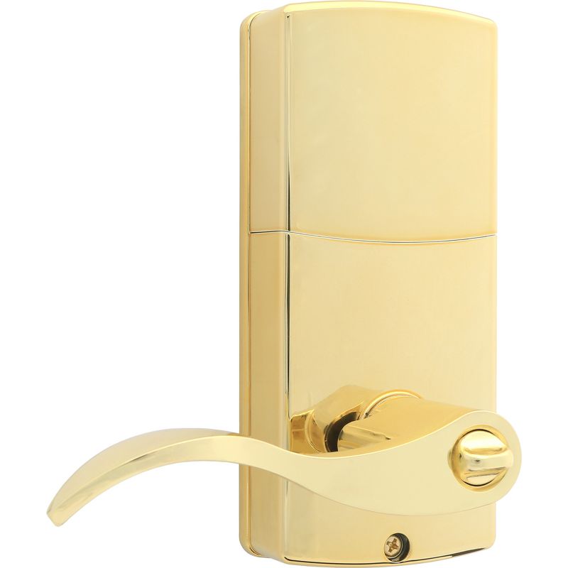 Honeywell Electronic Entry Lever Door Lock- Antique Brass