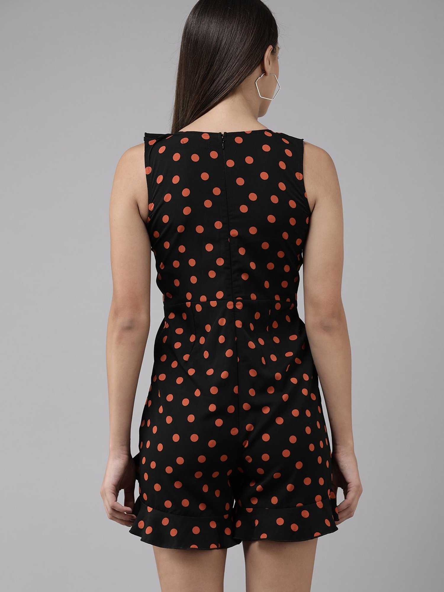 Belle Fille Black Floral Print Jumpsuit