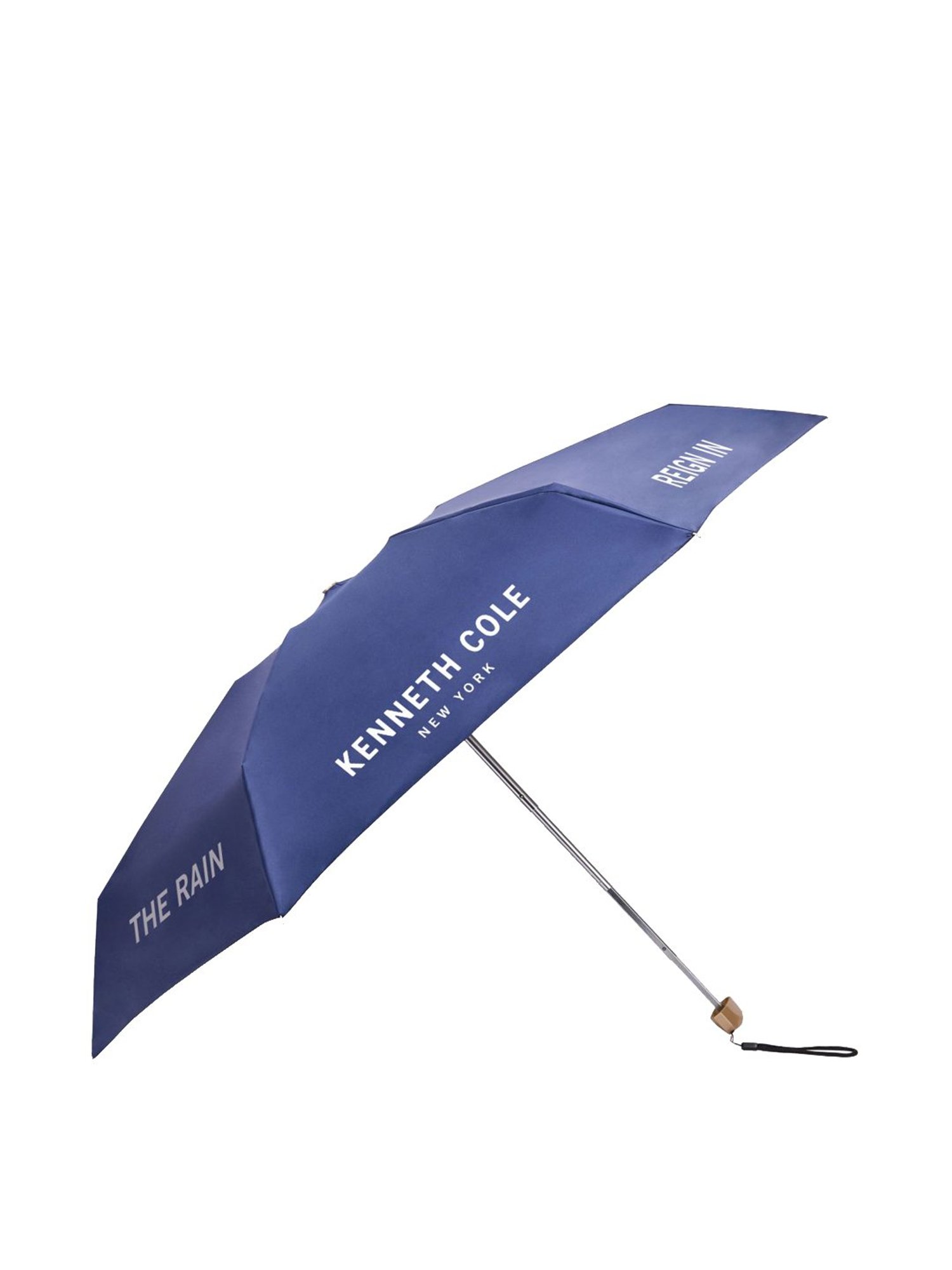 Kenneth Cole New York Mini 3 Fold UV Protection Navy Blue Umbrella