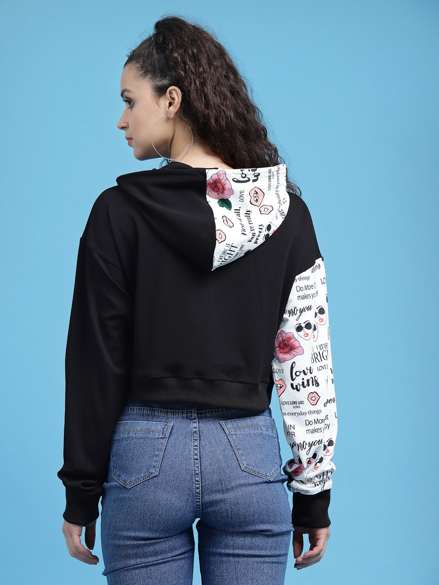 Belle Fille Yellow Patchwork Sweatshirt