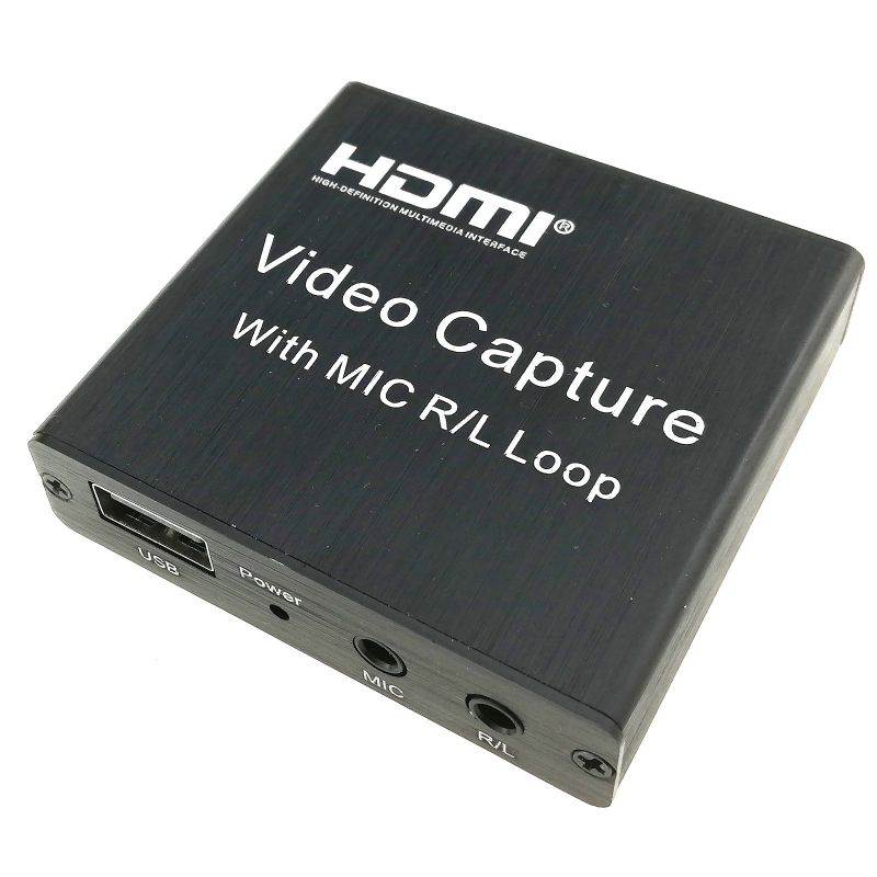 USB Capture Card HDMI Input Output Adapter Recording Streaming