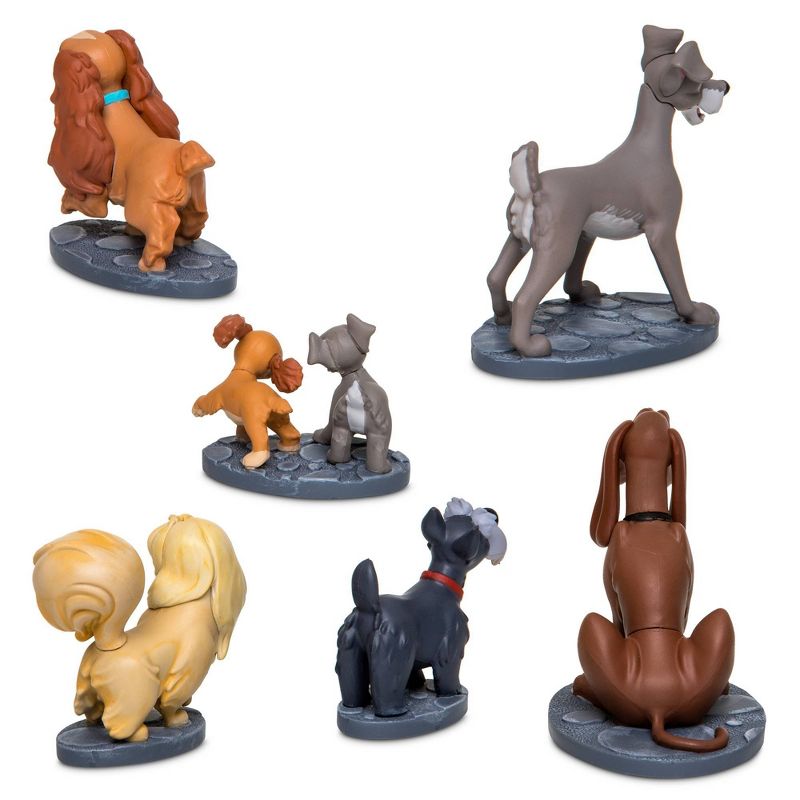 Disney Lady and the Tramp 6pc Figure Set - Disney store