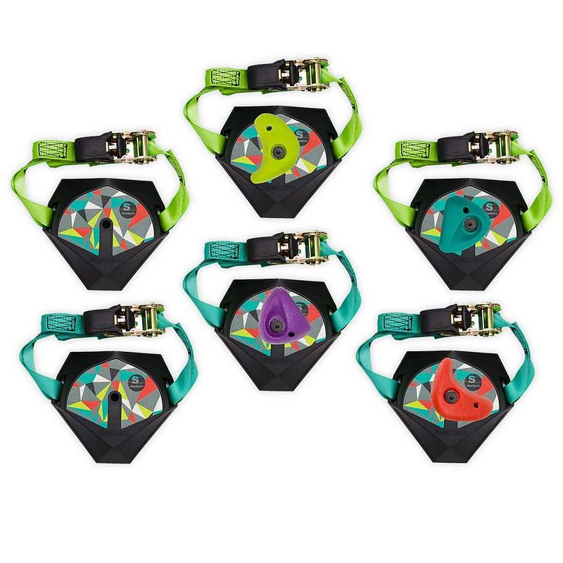 Funphix Climbing Gym Jungle Construction Buildable Indoor Outdoor Kids STEM Learning Toy Set Play Structure for Ages 2 through 12 Years, Multicolor