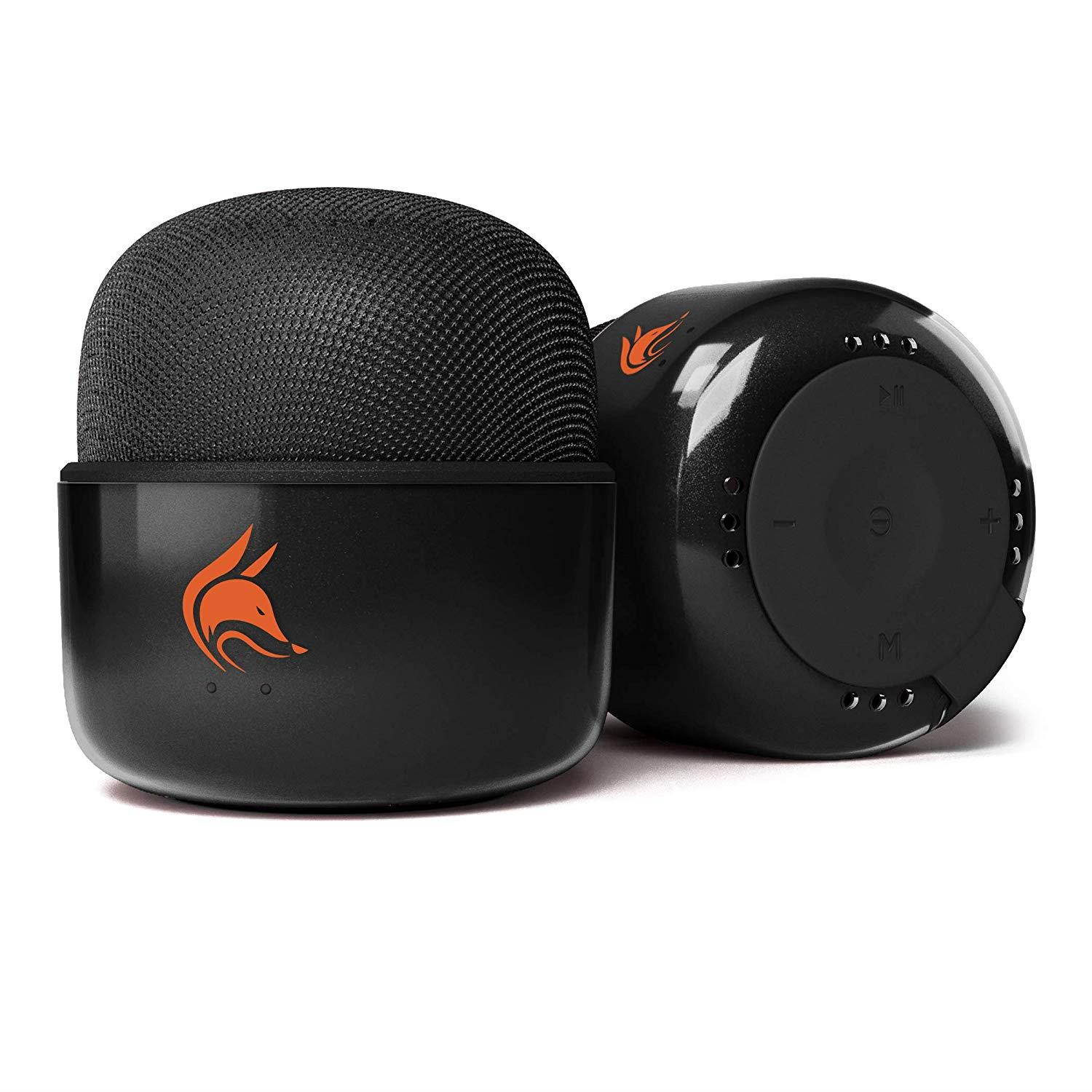 Mini Bluetooth Speaker with FM Radio &ndash; an Elegant Small Speaker with a Big 5W Sound. Wireless Speaker for iPhone, iPad, Smartphone. Pocket Size Portable (Black)