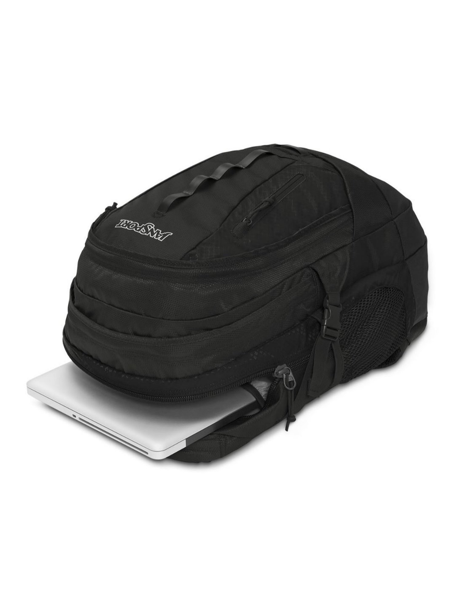 JanSport Odyssey Black Medium Backpack - 34 Ltrs