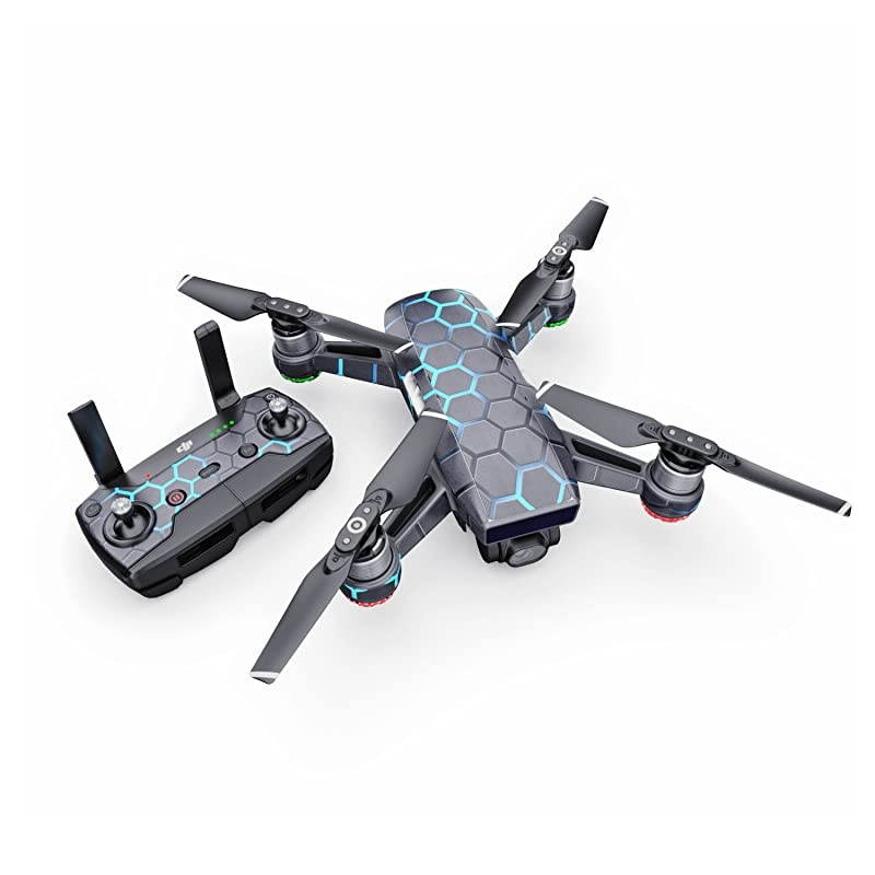 Neptune Decal for Drone DJI Spark Kit Includes Drone Skin Controller Skin and 1 Battery Skin