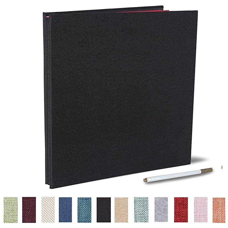 Album Self Adhesive 4x6 5x7 3x5 85x11 Scrapbook Magnetic Album DIY Scrap Book Length 13 x Width 128 Inches with A Metallic Pen