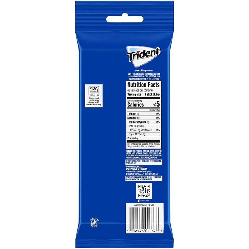 Trident Original Sugar Free Gum - 2.86oz