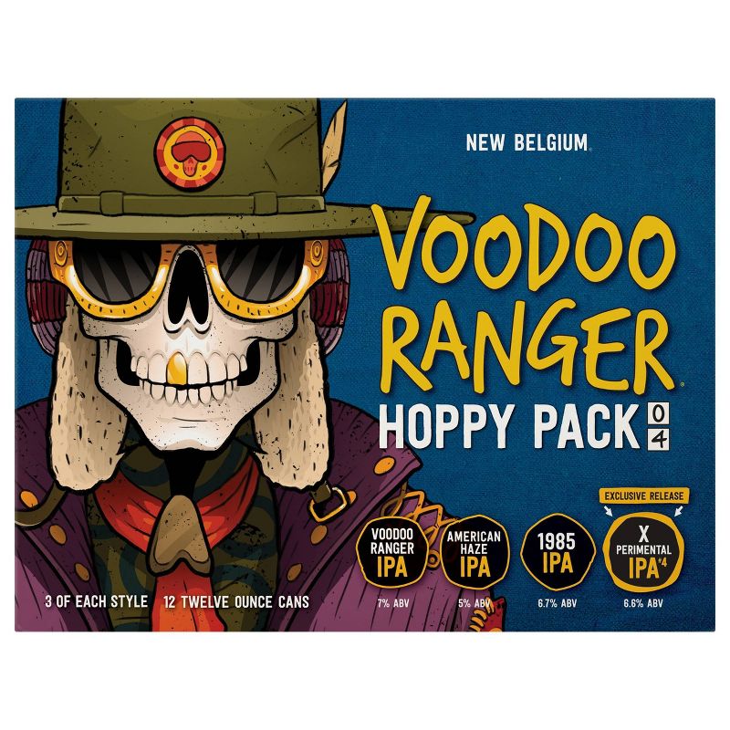 New Belgium Brewing Voodoo Ranger Hoppy Variety Pack - 12pk/12 fl oz Cans