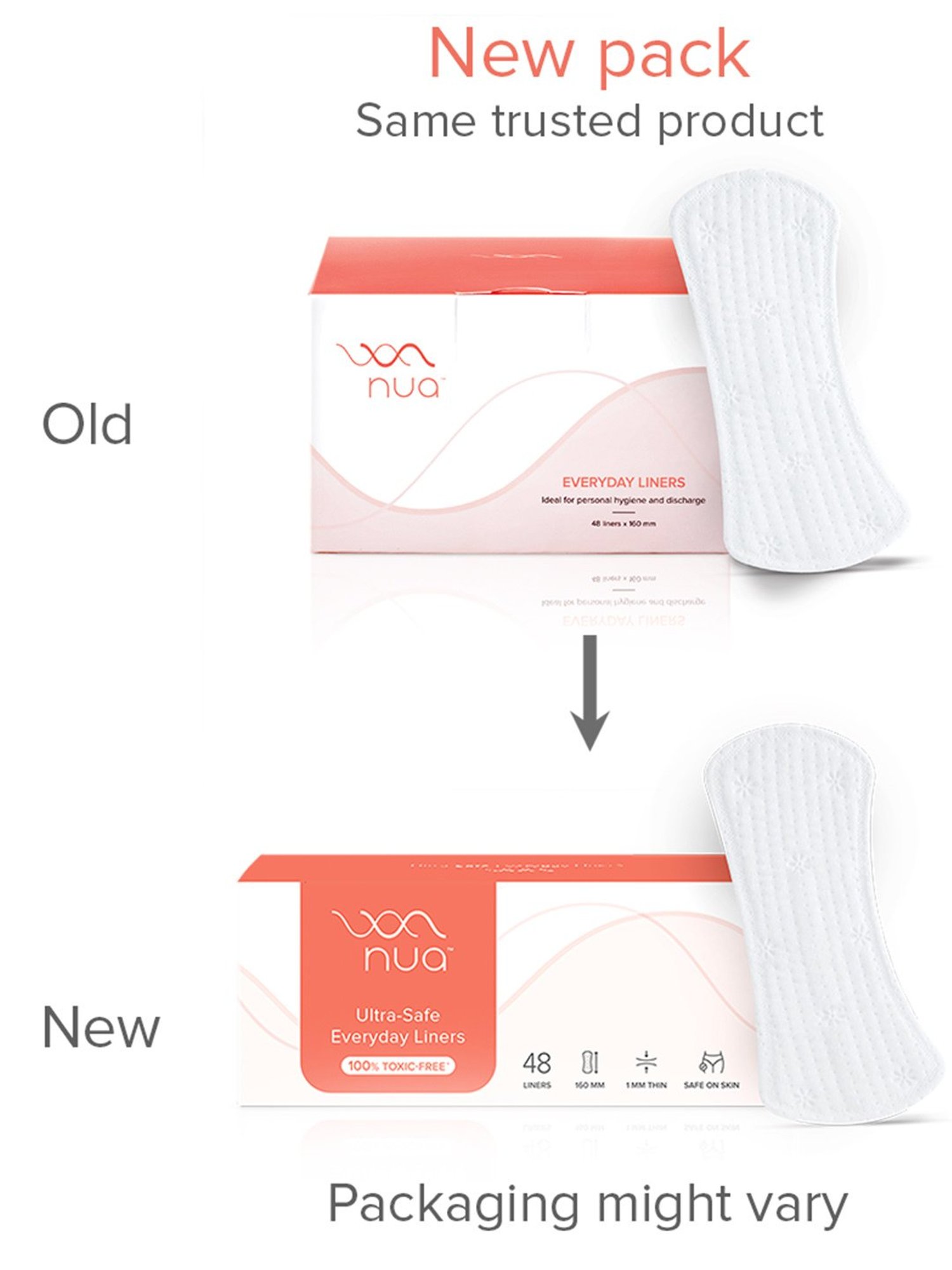 LAIQA Panty Liners (Pack of 3) XS - 60 Panty Liners