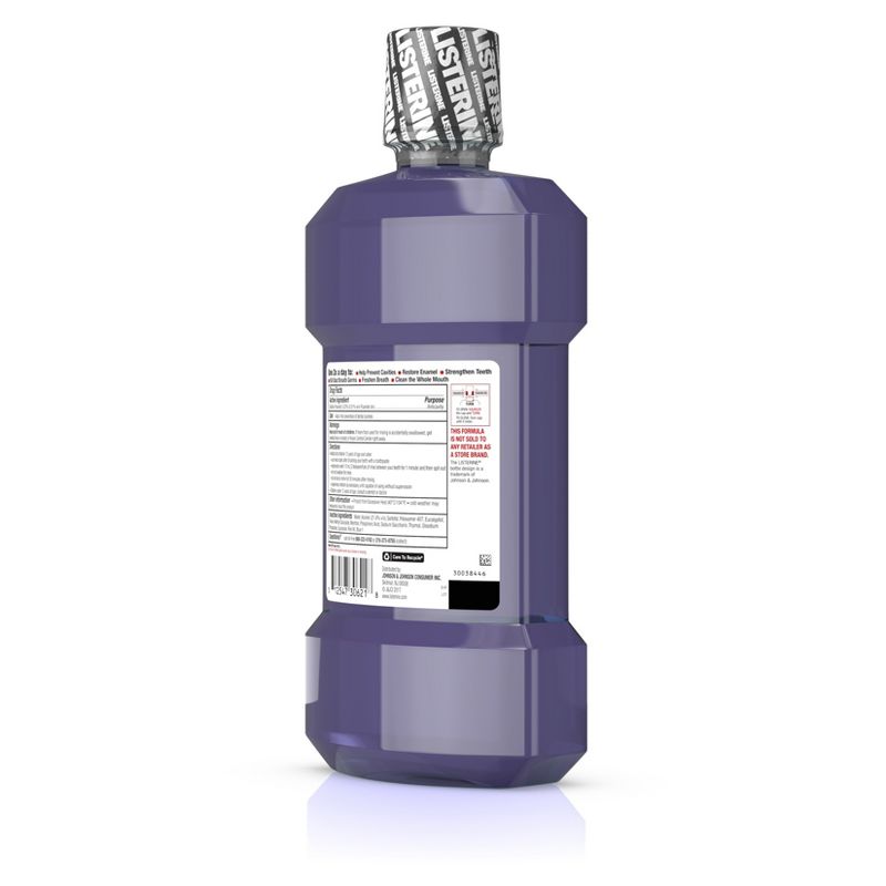 Listerine Total Care Stain Remover Anti-cavity Mouthwash Fresh Mint - 32 fl oz