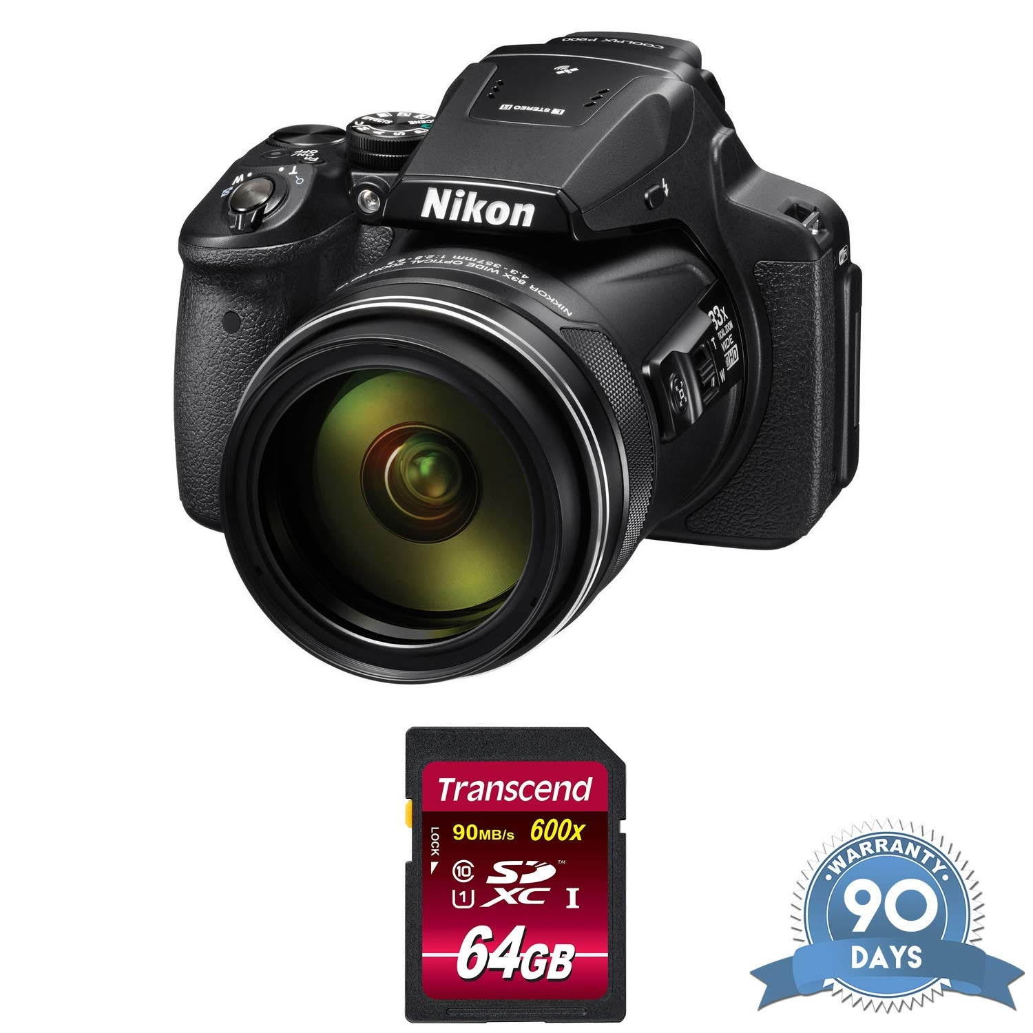 Nikon COOLPIX P900 Digital Camera - with Memory Card