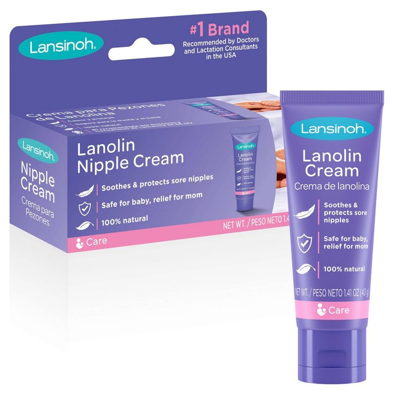 Lansinoh Lanolin Nipple Cream for Breastfeeding - 1.41oz