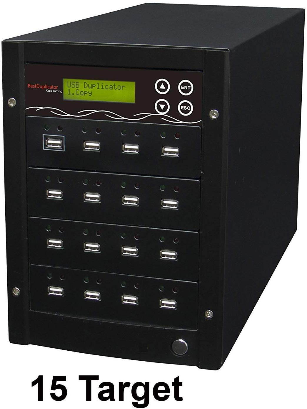 Bestduplicator BD-USB-15T 15 Target Standalone 1 to 15 USB Flash Drive Duplicator/Multiple Flash USB Card Copier