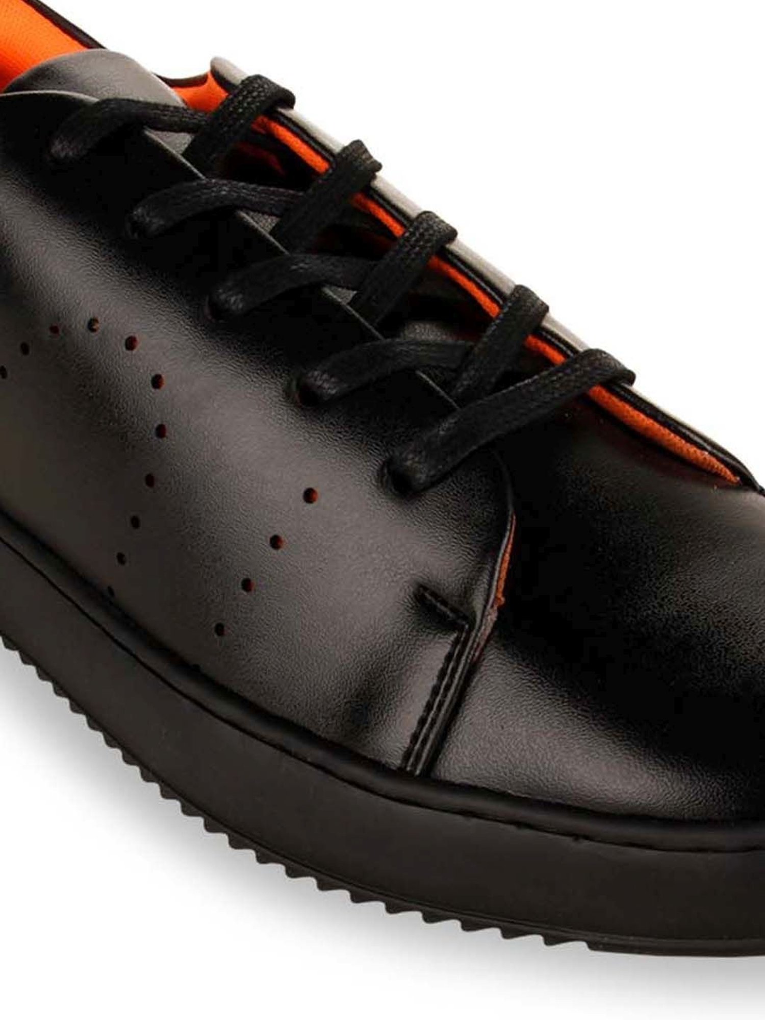 Regal Men's Pitch Black Casual Sneakers