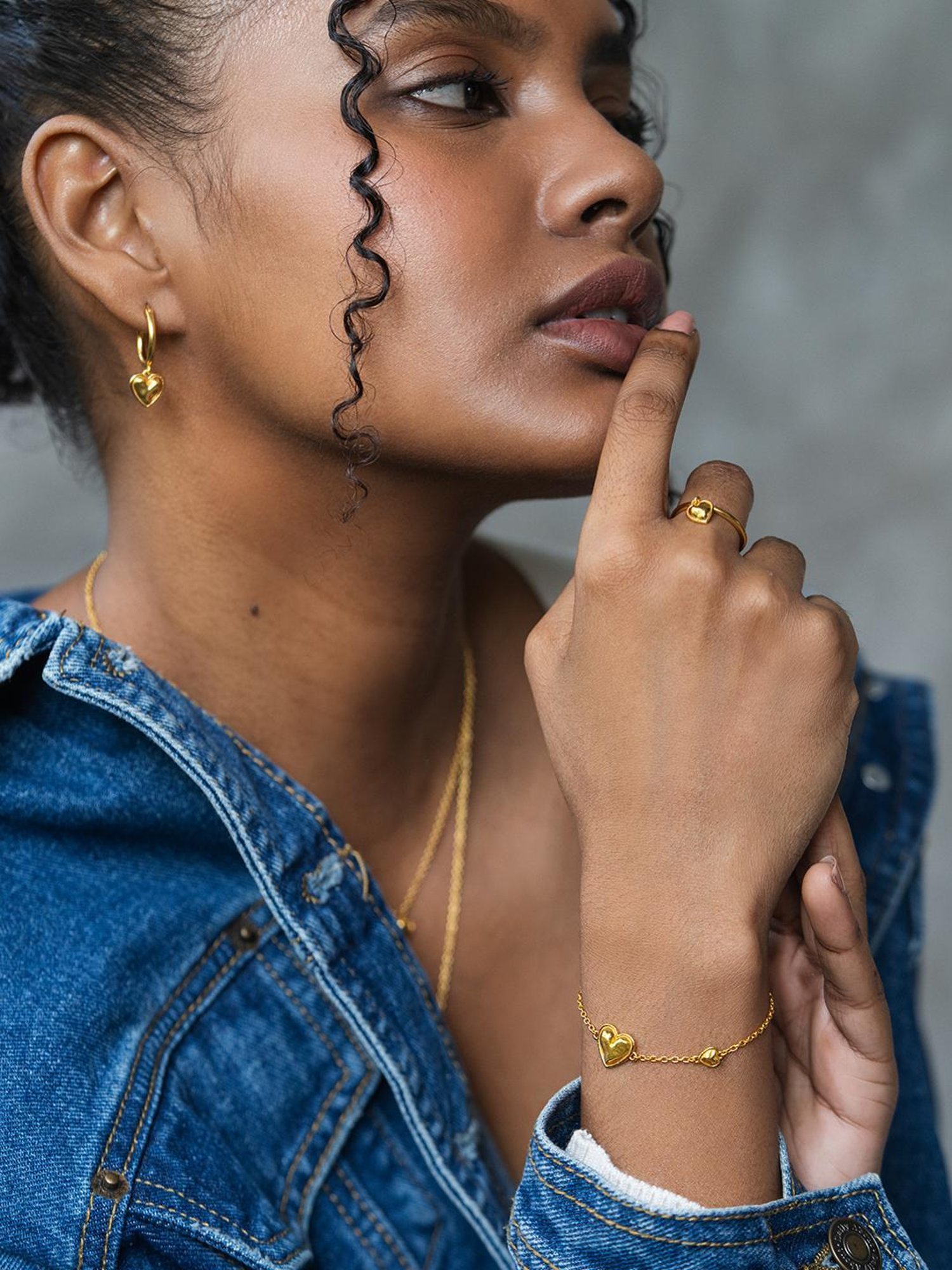 Shaya 925 Silver You and Your Signature Typos Bracelet in Gold-Plating