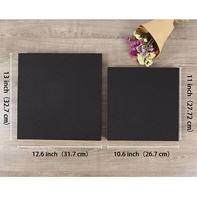 Album Self Adhesive 4x6 5x7 3x5 85x11 Scrapbook Magnetic Album DIY Scrap Book Length 13 x Width 128 Inches with A Metallic Pen