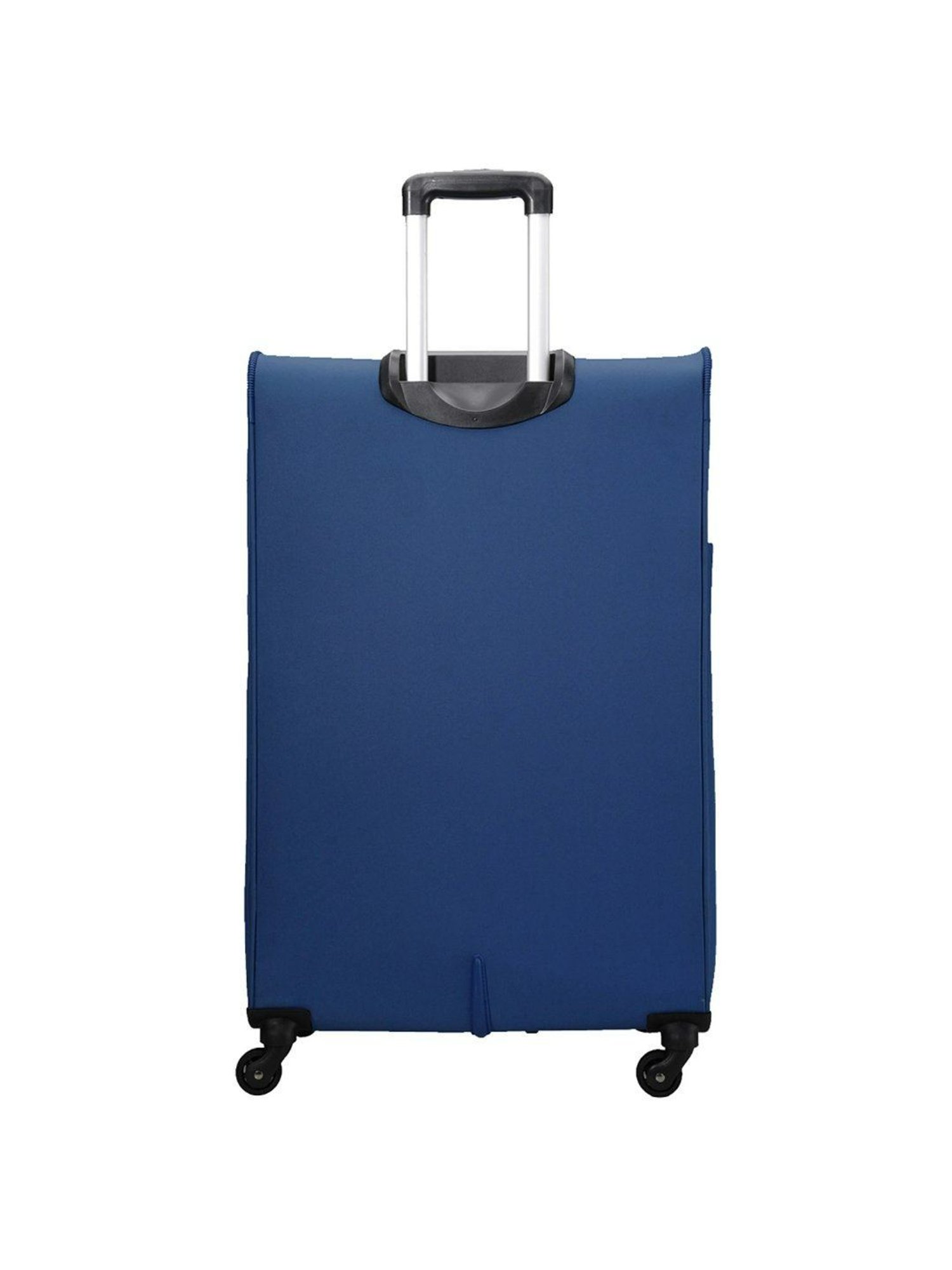 Carriall Grey & Blue 4 Wheel Medium Soft Cabin Trolley - 74 cm