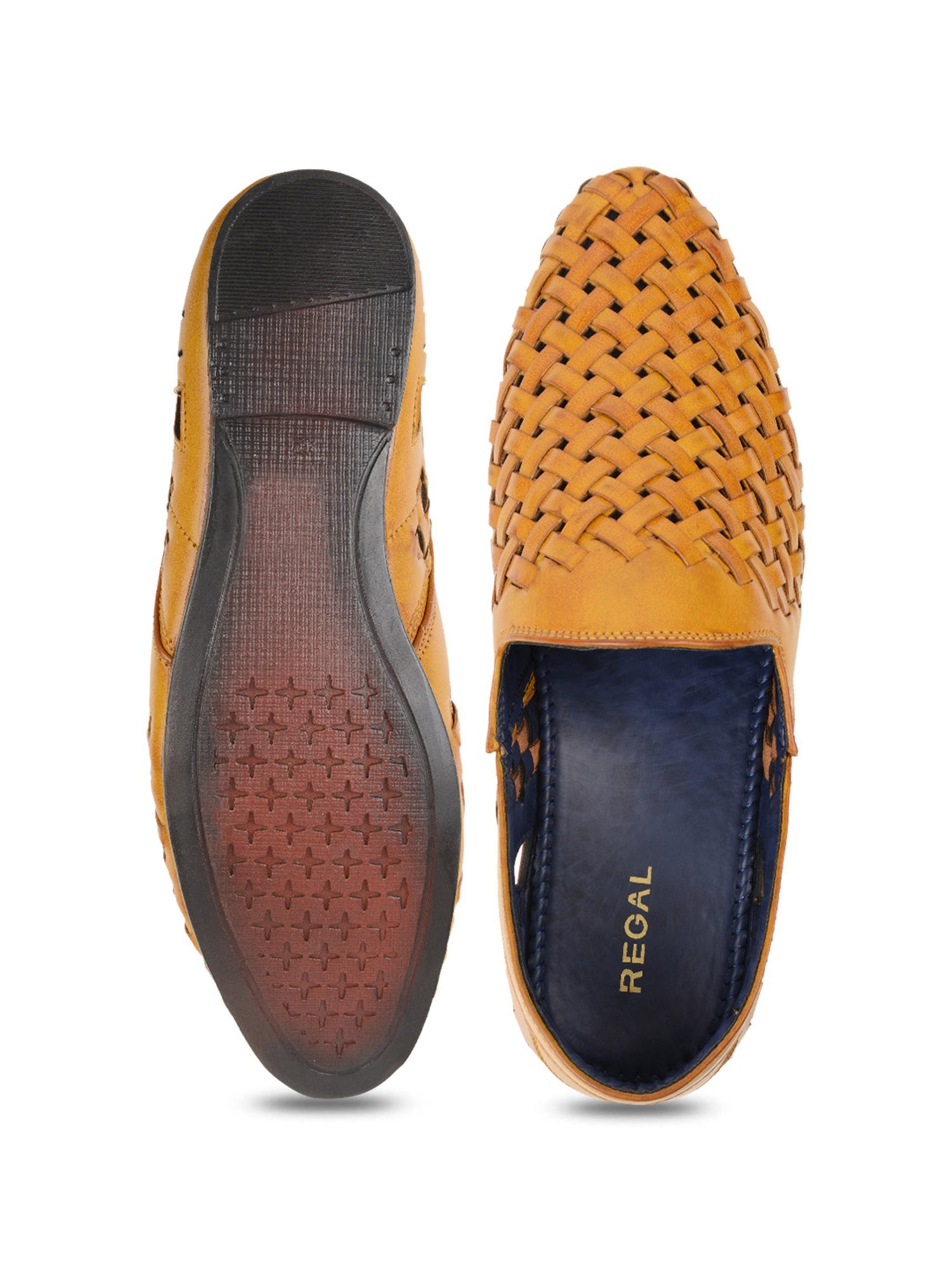 Regal Men's Tan Casual Slip-Ons