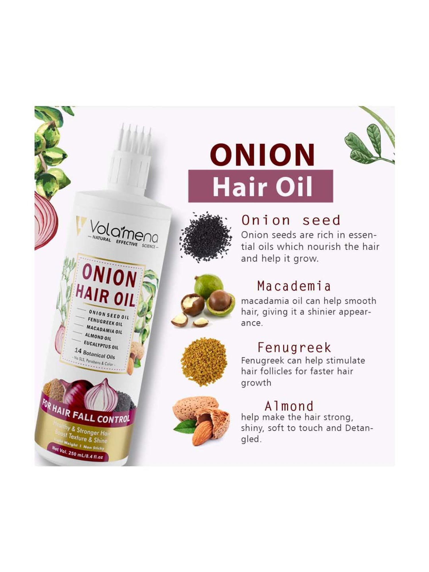 Cosmetofood Skinergy Bhring Amla Oil - 200 ml