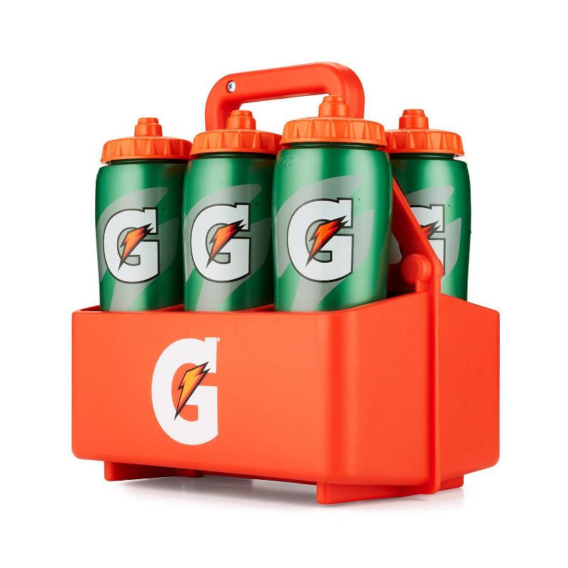 Gatorade 32oz 6pk Bottle Carrier - Orange