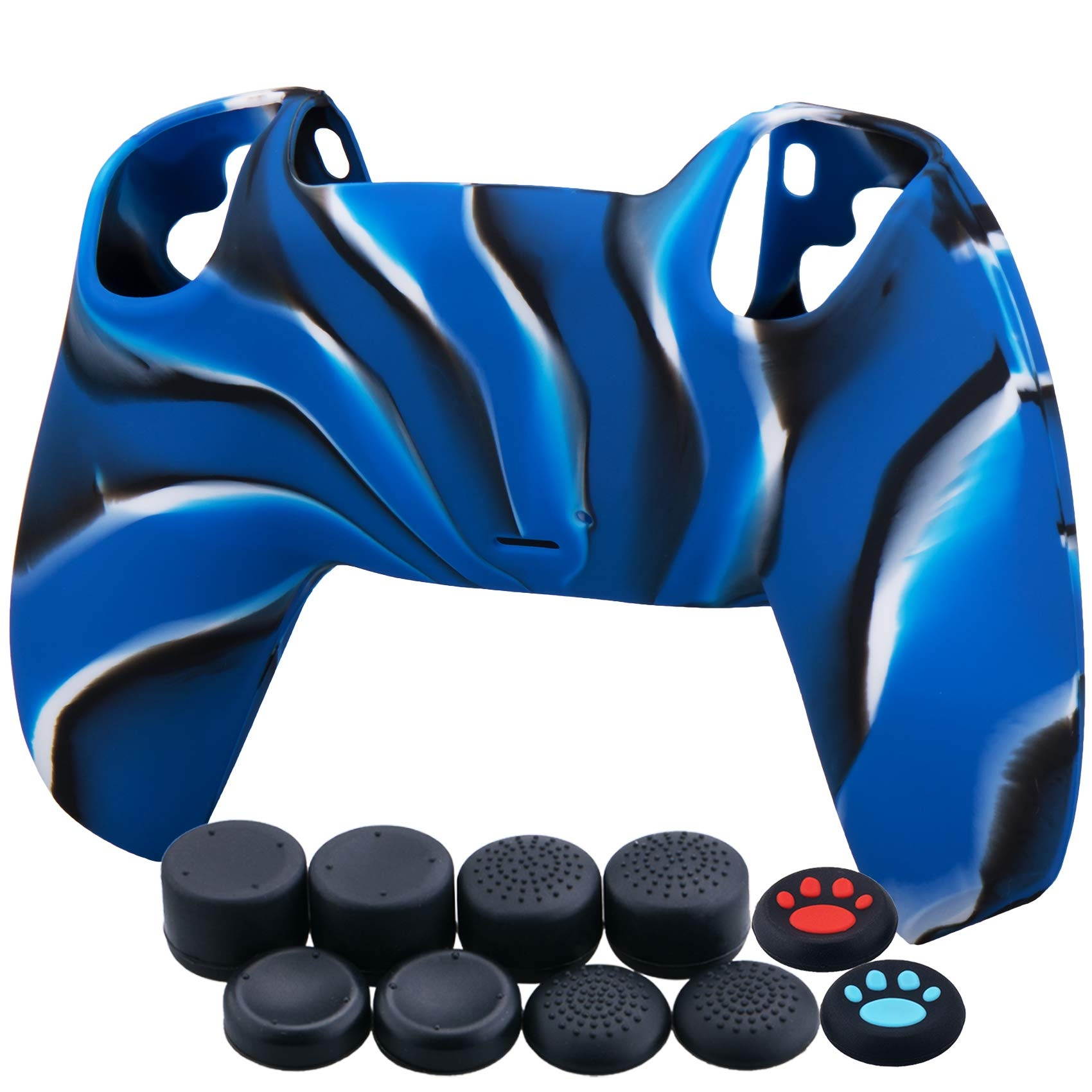 Controller Charging Station for PS5 DualSense Controller, Fast Dual USB Charger Dock Station Stand for Sony Playstation 5 DualSense Wireless Controller