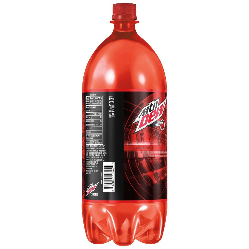 Mountain Dew Code Red Cherry Soda - 2L Bottle