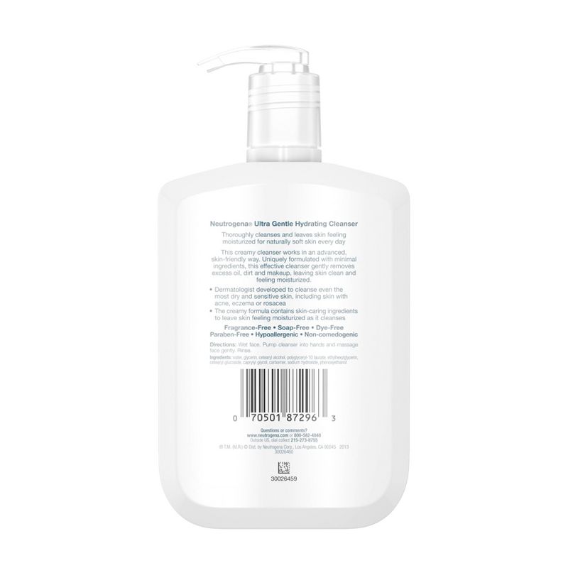 Neutrogena Ultra Gentle Hydrating Creamy Facial Cleanser - 12 fl oz