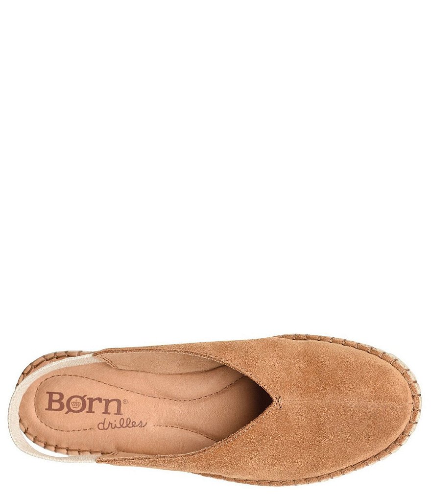 Born Shilo Suede Slingback Espadrilles